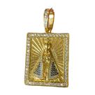 Pingente Nossa Senhora Cravejada - Banhado a ouro 18k Pingente Nossa Senhora Cravejada - Banhado a ouro 18k