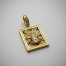 Pingente Nossa Senhora Cravejada P - Banhado a ouro 18k