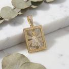 Pingente Nossa Senhora Cravejada P - Banhado a ouro 18k