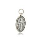 Pingente Nossa Senhora Das Graças Prata Envelhecida 925 Kl