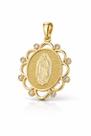 Pingente Nossa Senhora de Guadalupe Folheado a Ouro 18k Pingente Nossa Senhora de Guadalupe Folheado a Ouro 18k