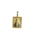 Pingente nossa senhora p - banhado a ouro 18k