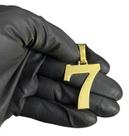Pingente número 7 g - banhado a ouro 18k