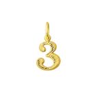 Pingente Numero de 0 Ao 9 em Ouro 18 K Dpn 040