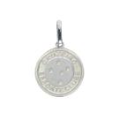 Pingente Oficial Escudo Cruzeiro 1,5cm Prata 925 Noble Joias