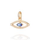 Pingente olho grego banhado a ouro AZUL 542869 Rommanel