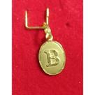 Pingente ouro 18 kilates letras Conforme A a Z peso 0,30 gramas 10 mm x 7 mm Todas letras Pingente ouro 18 kilates letras Conforme A a Z peso 0,30 gramas 10 mm x 7 mm Todas letras