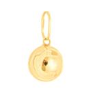 Pingente Ouro 18k Bola Bolinha Espelhada 7mm Pingente Ouro 18k Bola Bolinha Espelhada 7mm