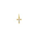 Pingente Ouro 18k com Detalhe em Ouro Branco 15 mm
