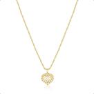 Pingente Ouro 18k Coração Com Zircônias