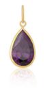 Pingente Ouro 18k Pedra Gota 8mm (EXCLUIDO)