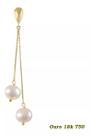 Pingente Ouro 18k Pérolas Naturais 6mm