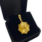 Pingente Ouro 24k Bob Marley Masculino Relevo Banhado A Ouro