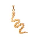 Pingente oxumaré banhado ouro 18k