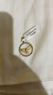 Pingente passaro banhado ouro 18k