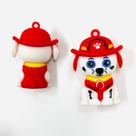 Pingente Patrulha Canina Marshall 45x35mm 1un Emborrachado
