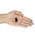 PINGENTE PEDRA ROLADA OBSIDIANA - (2 a 3,5)cm - PRATA 925