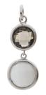 Pingente Pendente De Esferas Com Pedras Briolet Prata J24451 Prateado Pingente Pendente De Esferas Com Pedras Briolet Prata J24451 Prateado