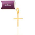 Pingente Pequeno Crucifixo Religioso Rommanel Joias 1,7 Cm