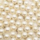 Pingente Perola Creme 10mm 100pçs Abs Perolada Bijuterias 80g