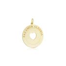 Pingente Personalizado Com Nome Gravado A Laser Banhado Em Ouro 18k