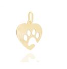 Pingente Pet Ouro 18 kilates Peso 1.00 Grama 14 mm