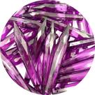 Pingente Ponteira 71x11mm Roxo Transparente 10pçs Acrílico