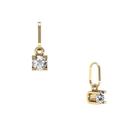 Pingente Ponto de luz com diamante sintetico 2.5MM ouro 18K FPISA04/25.35
