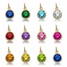 Pingente ponto de luz redondo 6mm ouro 18k 750