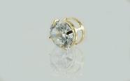 Pingente Ponto De Luz Zircônia Galeria 6mm Ouro Joia 18k 750