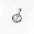 Pingente Prata 925 Bali Âncora Com Zircônias Pingente Prata 925 Bali Âncora Com Zircônias