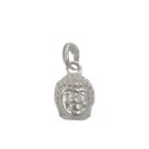Pingente Prata 925 Face de Buda 14 mm