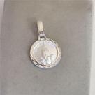 Pingente prata 925 medalha nossa senhora de fátima redonda Pingente prata 925 medalha nossa senhora de fátima redonda