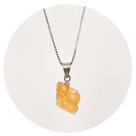 Pingente Prata 925 Topázio Imperial - Natural e Legítimo