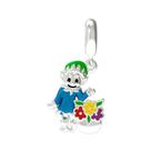 Pingente Prata Link Duende Leão