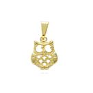 Pingente PRI Style Folheado A Ouro 18K Antialérgico Em Forma De Coruja Pingente PRI Style Folheado A Ouro 18K Antialérgico Em Forma De Coruja