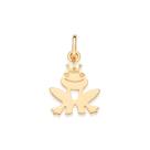 Pingente Príncipe Sapo Banhado a Ouro Rommanel 542825 Pingente Príncipe Sapo Banhado a Ouro Rommanel 542825
