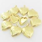 Pingente Relicário 3cm Kit 6 Peças Folheado Ouro Pi144