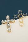Pingente Religioso Caixaria Cruz em Ouro 18k - 01 Unidade