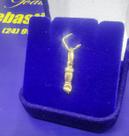 Pingente Religioso Figa Ouro 18 Kilates Peso 0.30 Gramas 10 mm Pingente Religioso Figa Ouro 18 Kilates Peso 0.30 Gramas 10 mm