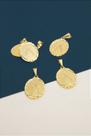 Pingente Religioso Medalha Divino Misericordioso em Ouro 18k - 01 Unidade