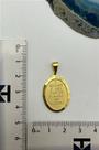 Pingente Religioso Medalha O Senhor É O Meu Pastor Ouro 18k - 01 Unidade