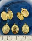 Pingente Religioso Relicário Nossa Senhora Aparecida 20x15mm Ouro - 01 Unidade