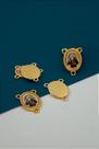 Pingente Religioso São Bento 3 Saídas Dupla Face Ouro 18k - 01 Unidade
