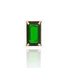 Pingente retangular banhado a ouro VERDE 542845 Rommanel