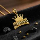 Pingente Revoada Preto - Banhado a ouro 18k