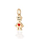 Pingente Robô Banhado a Ouro 542942
