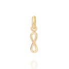 Pingente Rommanel Banhado A Ouro Infinito Liso 542467 340007