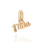 Pingente Rommanel Banhado Ouro 18K Escrito Mãe 542996