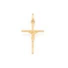 Pingente Rommanel Masculino Cruz Com Cristo Banhado 540027